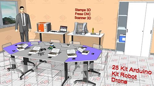 laboratorio stem di making 3D ed elettronica educativa