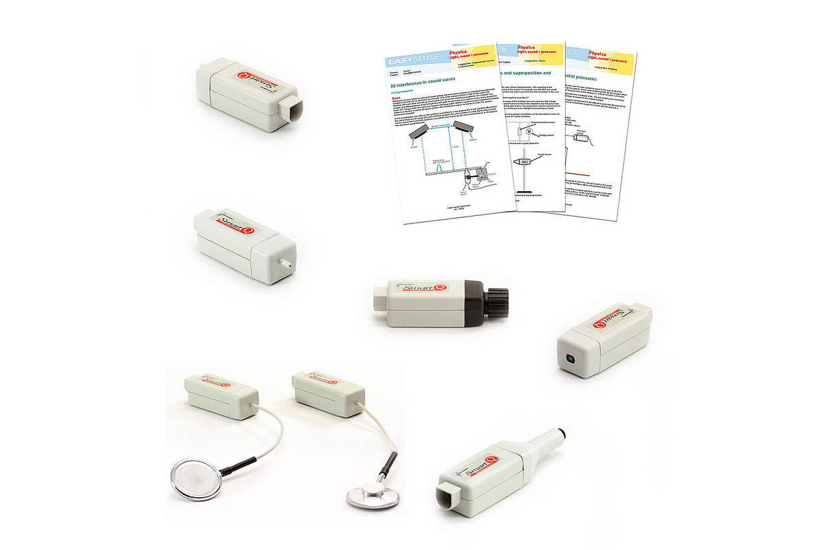 Kit Sensori SmartQ – Fisica 2 luce, suono, pressione