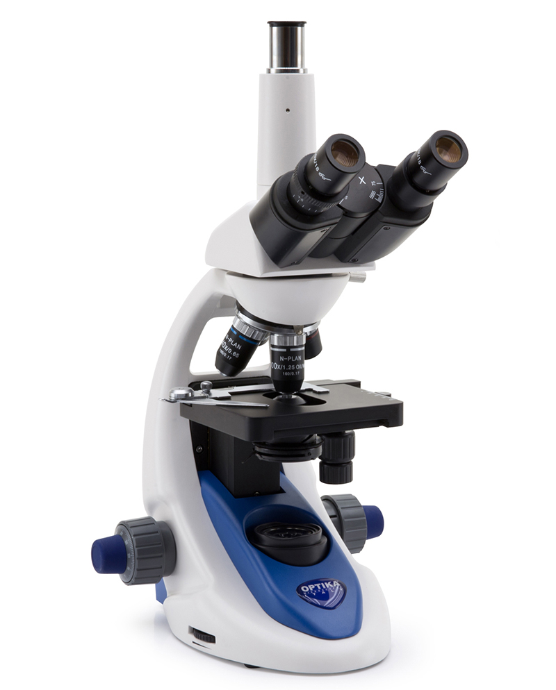 Microscopio biologico trinoculare 1000x