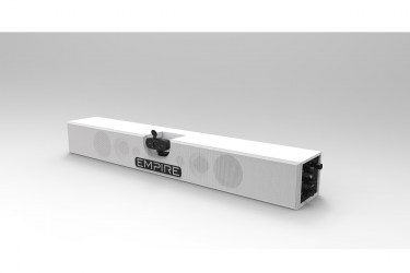 Soundbar con webcam integrata 