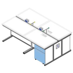 Banco centrale piano Polipropilene cm 240x156x90H