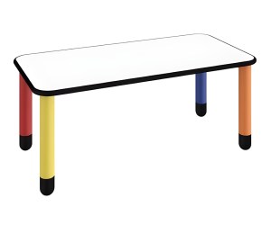 Tavolo rettangolare - 130x65xh46